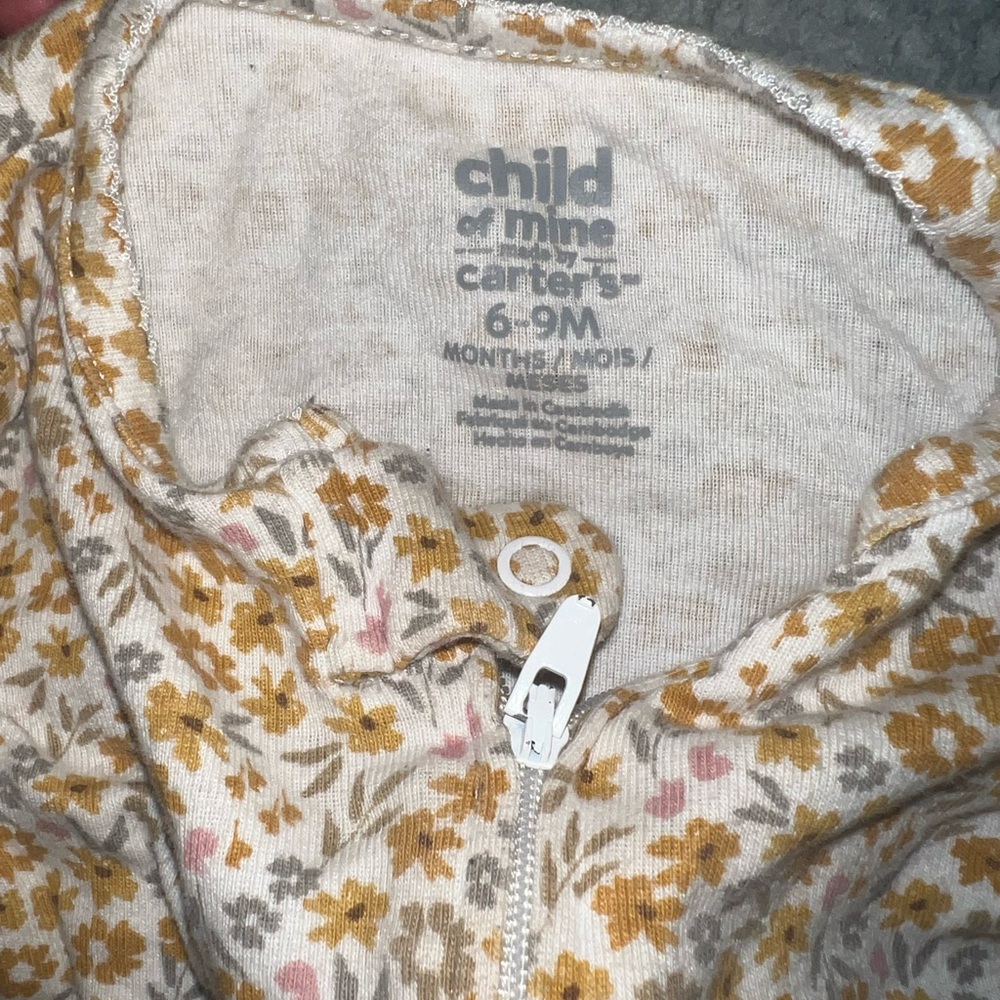 Child of Mine Floral Kids Pajamas - Yellow and Pink
